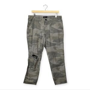 Abercrombie & Fitch Womens Pants Camo Slim Boyfriend Fit Ames Low Rise Size 10